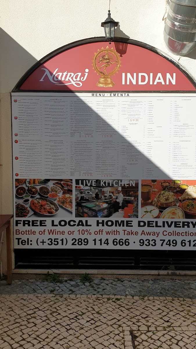 Menu Natraj Indian Tandoori-10