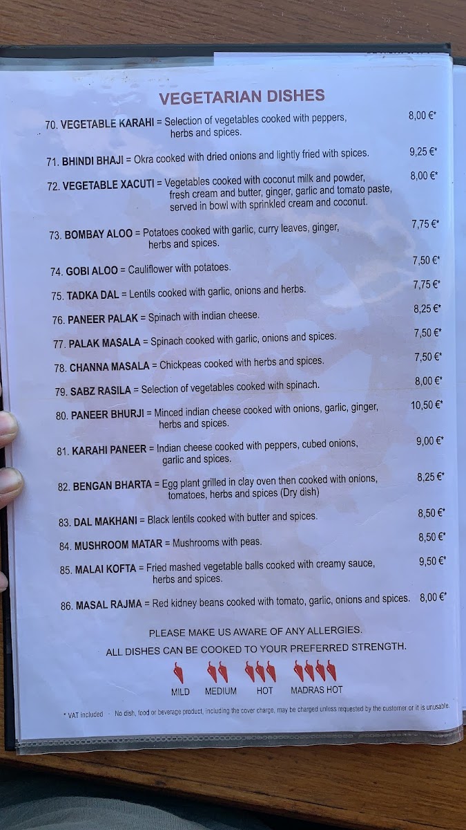 Menu Natraj Indian Tandoori-2