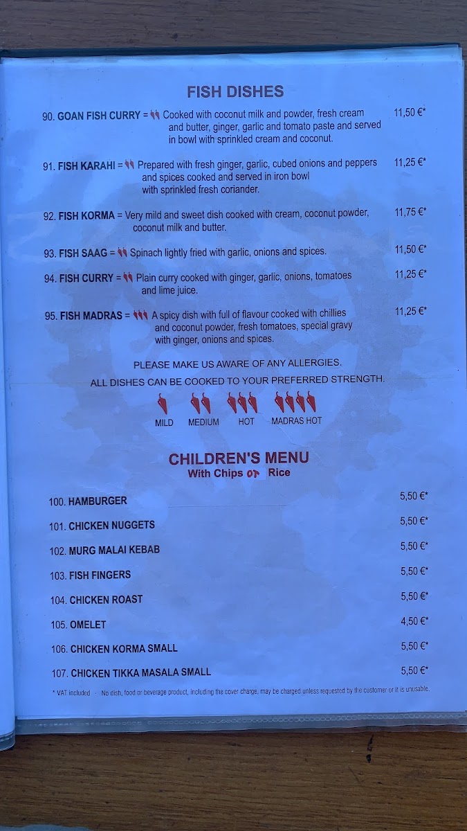 Menu Natraj Indian Tandoori-5
